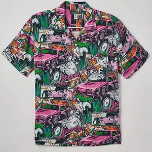 Urban Outfitters comic strip print shirt sz M